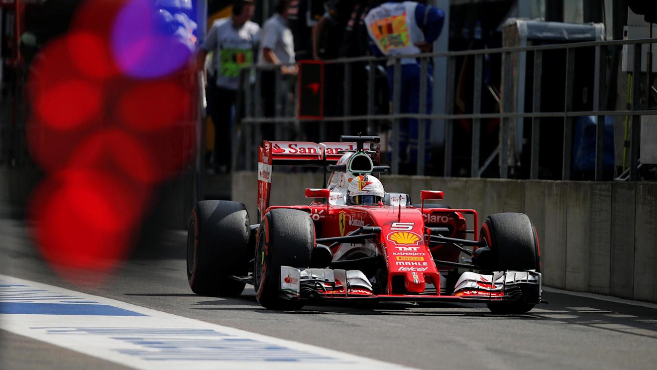 Sebastian Vettel (GER) Ferrari SF16-H at Formula One World Championship, Rd13, Belgian Grand Prix, Practice, Spa Francorchamps, Belgium, Friday 26 August 2016. © Sutton Images