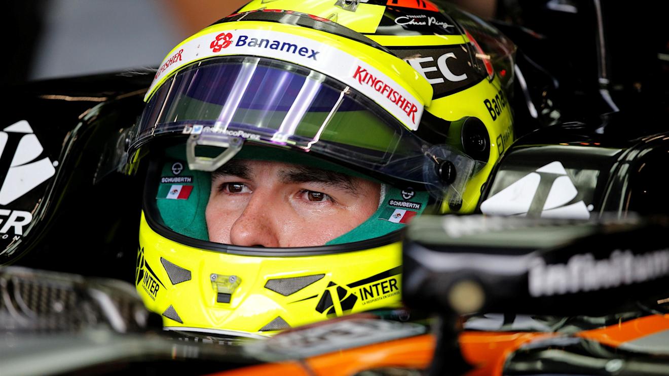 Sergio Perez (MEX) Force India VJM09 at Formula One World Championship, Rd13, Belgian Grand Prix, Practice, Spa Francorchamps, Belgium, Friday 26 August 2016. © Sutton Images