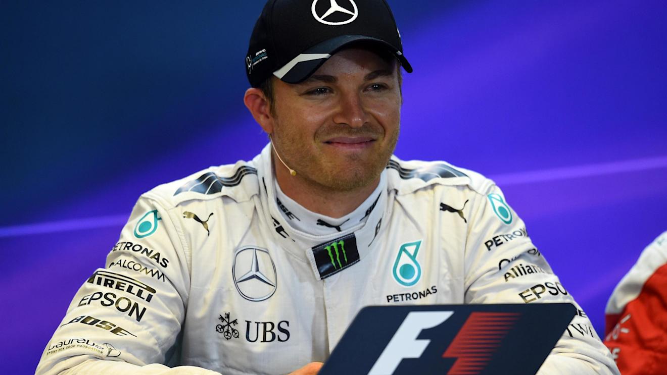 Pole sitter Nico Rosberg (GER) Mercedes AMG F1 in the Press Conference at Formula One World Championship, Rd13, Belgian Grand Prix, Qualifying, Spa Francorchamps, Belgium, Saturday 27 August 2016. © Sutton Images