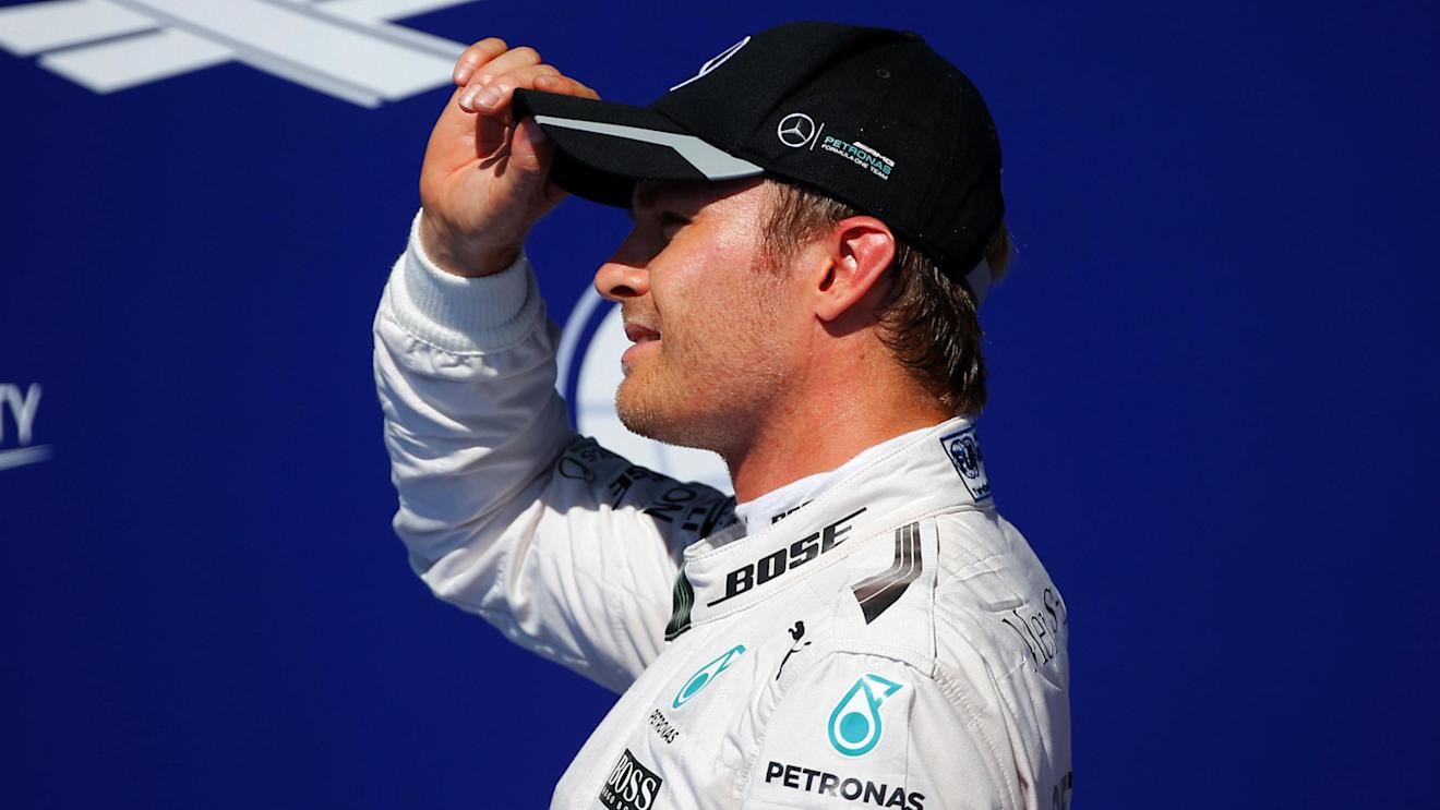 Pole sitter Nico Rosberg (GER) Mercedes AMG F1 in parc ferme at Formula One World Championship, Rd13, Belgian Grand Prix, Qualifying, Spa Francorchamps, Belgium, Saturday 27 August 2016. © Sutton Images