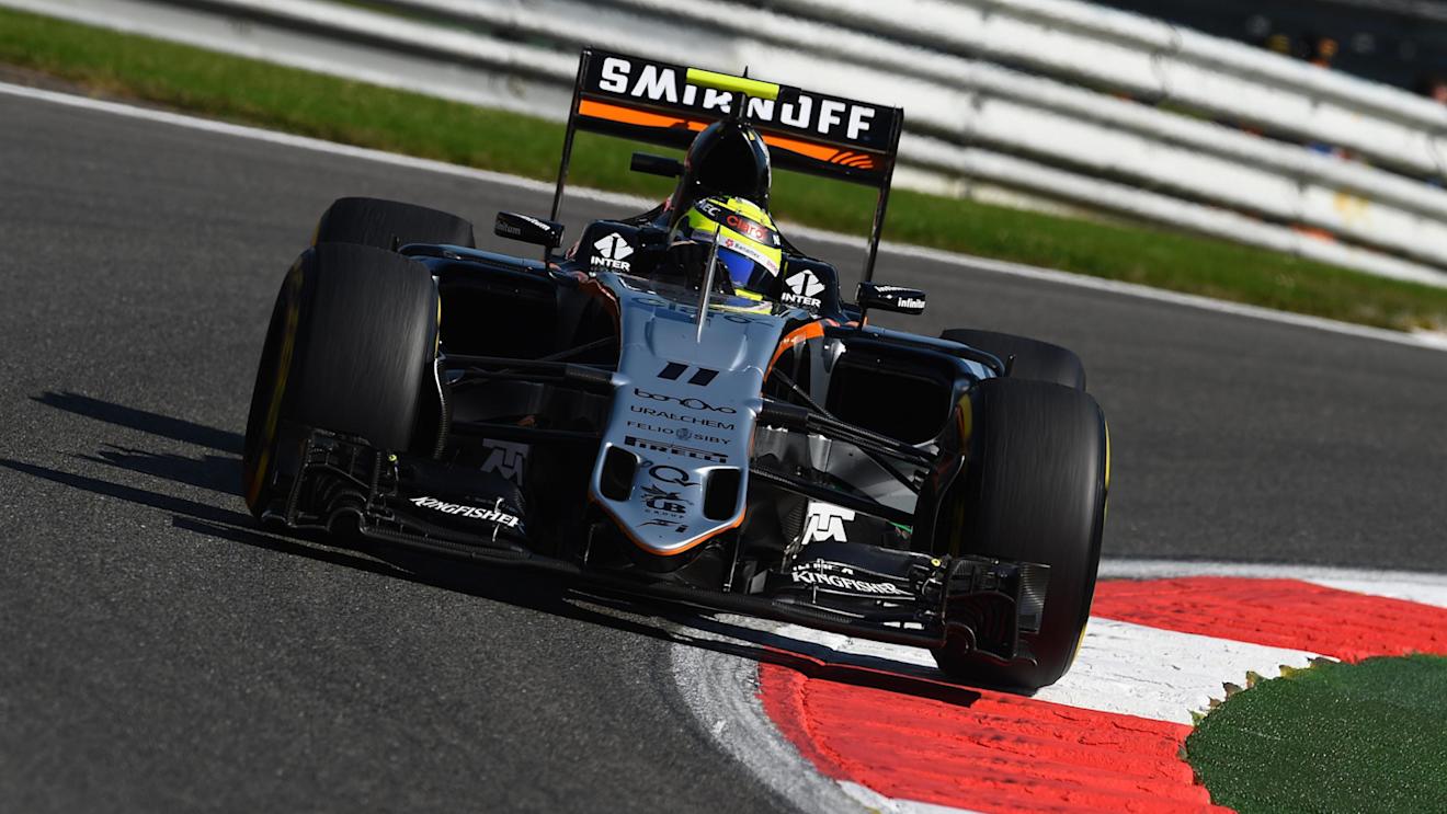 Sergio Perez (MEX) Force India VJM09 at Formula One World Championship, Rd13, Belgian Grand Prix, Qualifying, Spa Francorchamps, Belgium, Saturday 27 August 2016. © Sutton Images