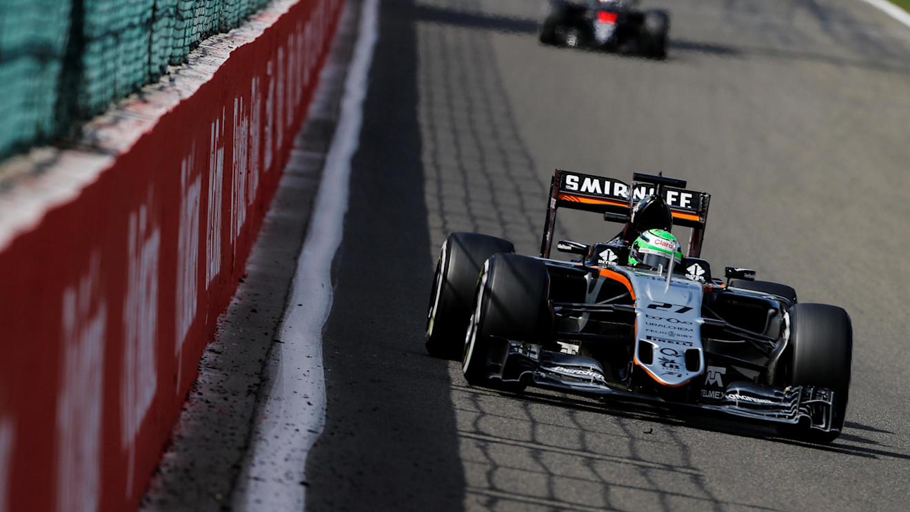 Nico Hulkenberg (GER) Force India VJM09 at Formula One World Championship, Rd13, Belgian Grand Prix, Race, Spa Francorchamps, Belgium, Sunday 28 August 2016. © Sutton Images