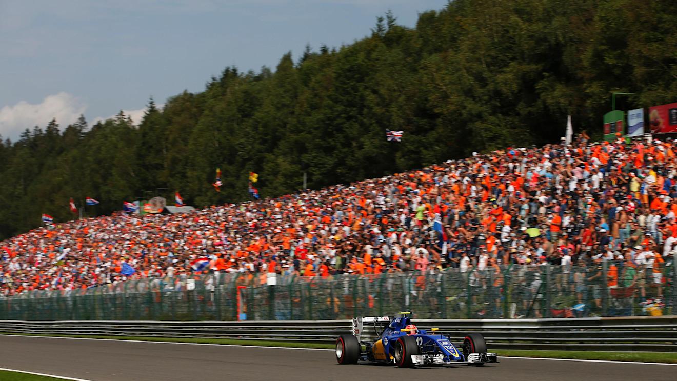 Felipe Nasr (BRA) Sauber C35 at Formula One World Championship, Rd13, Belgian Grand Prix, Race, Spa Francorchamps, Belgium, Sunday 28 August 2016. © Sutton Images