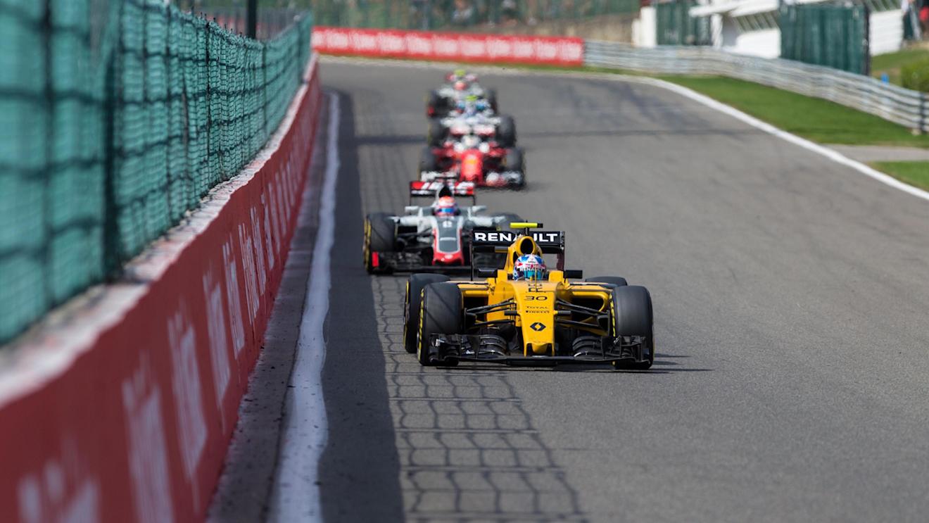 Jolyon Palmer (GBR) Renault Sport F1 Team RS16 at Formula One World Championship, Rd13, Belgian Grand Prix, Race, Spa Francorchamps, Belgium, Sunday 28 August 2016. © Sutton Images