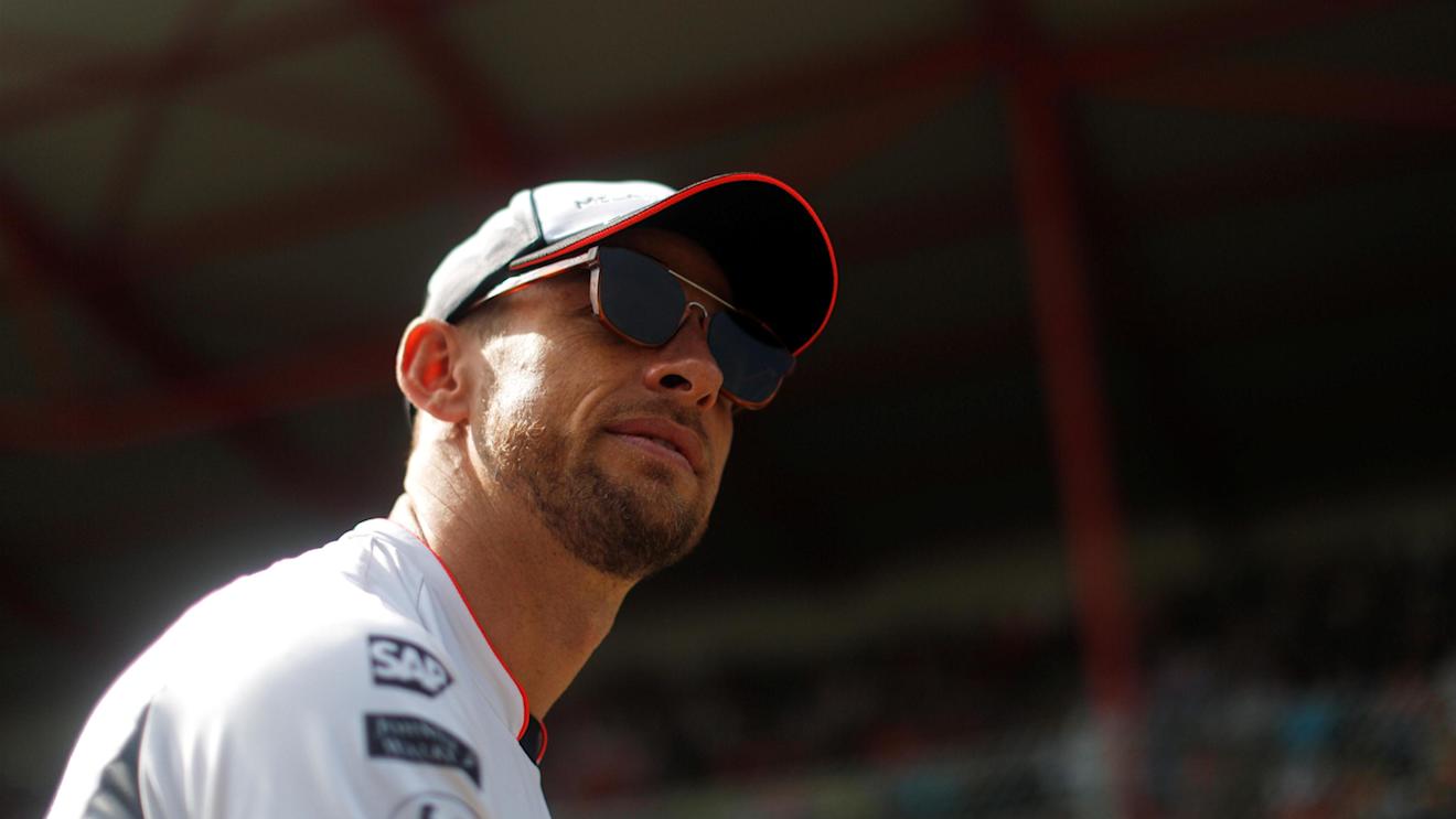 Jenson Button (GBR) McLaren on the drivers parade at Formula One World Championship, Rd13, Belgian Grand Prix, Race, Spa Francorchamps, Belgium, Sunday 28 August 2016. © Sutton Images