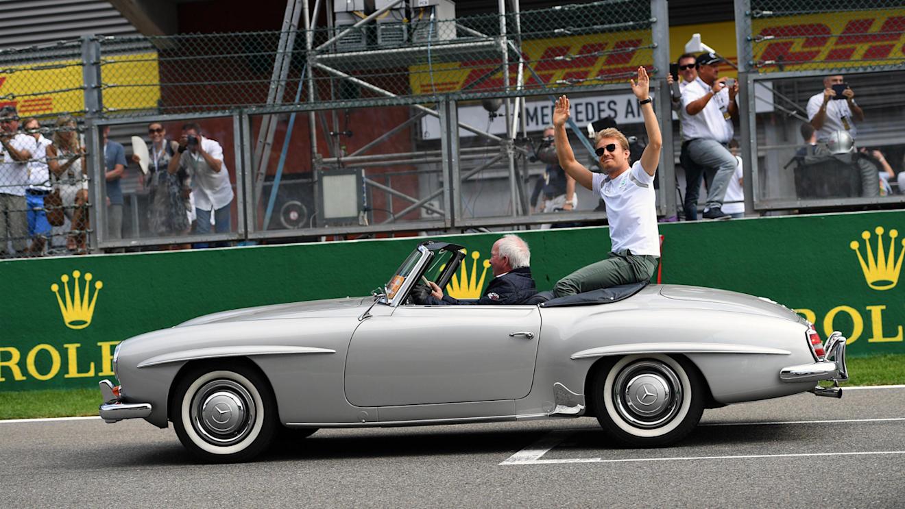 Nico Rosberg (GER) Mercedes AMG F1 on the drivers parade at Formula One World Championship, Rd13, Belgian Grand Prix, Race, Spa Francorchamps, Belgium, Sunday 28 August 2016. © Sutton Images