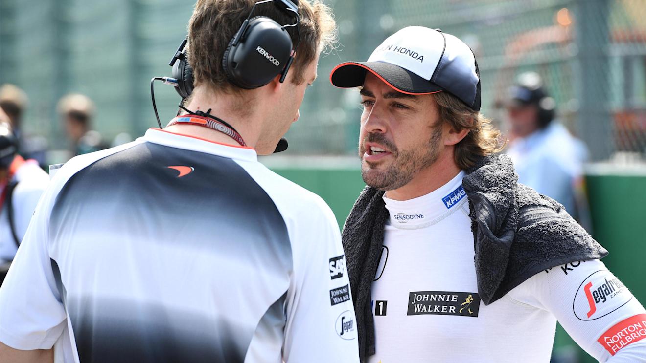 Fernando Alonso (ESP) McLaren on the grid at Formula One World Championship, Rd13, Belgian Grand Prix, Race, Spa Francorchamps, Belgium, Sunday 28 August 2016. © Sutton Images