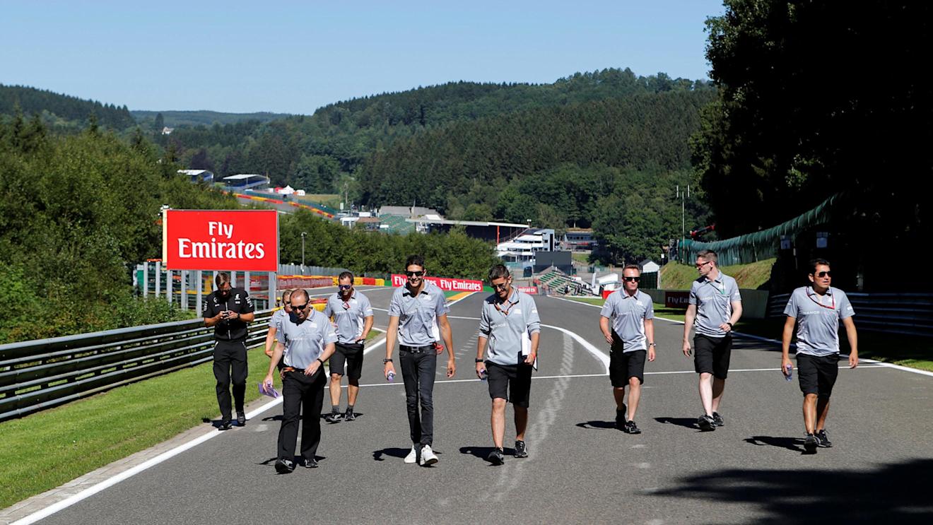 Esteban Ocon (FRA) Manor Racing at Formula One World Championship, Rd13, Belgian Grand Prix, Preparations, Spa Francorchamps, Belgium, Thursday 25 August 2016. © Sutton Images