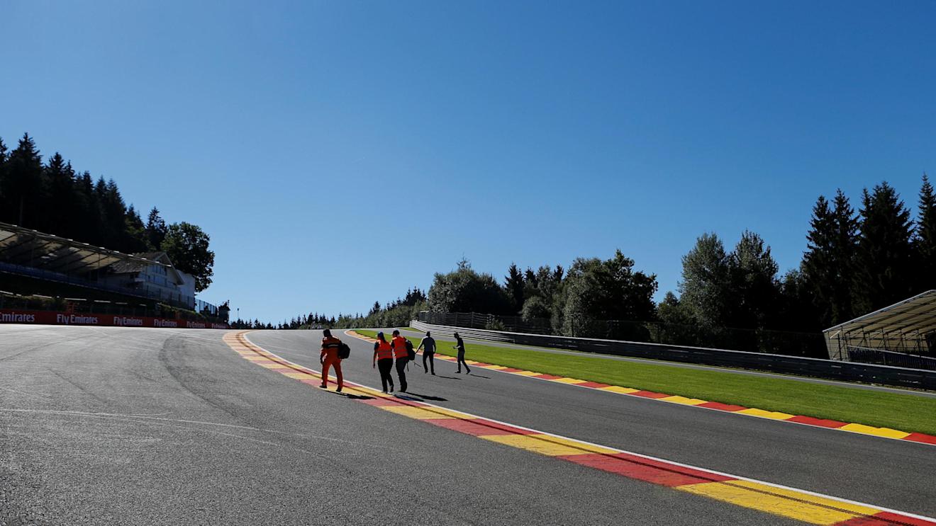 Track walk at Formula One World Championship, Rd13, Belgian Grand Prix, Preparations, Spa Francorchamps, Belgium, Thursday 25 August 2016. © Sutton Images