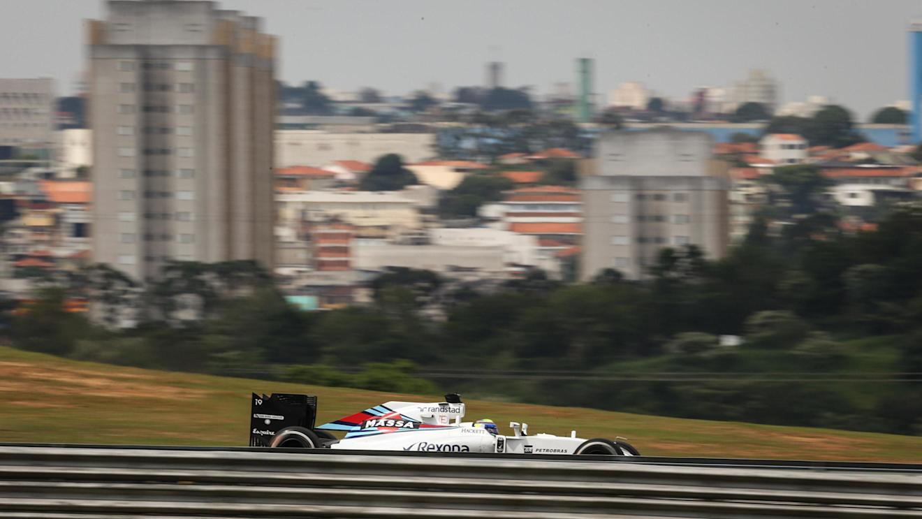 Felipe Massa (BRA) Williams FW38 at Formula One World Championship, Rd20, Brazilian Grand Prix, Practice, Interlagos, Sao Paulo, Brazil, Friday 11 November 2016. © Sutton Images