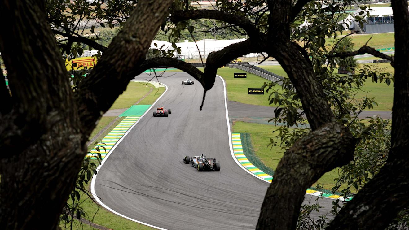 Nico Hulkenberg (GER) Force India VJM09 at Formula One World Championship, Rd20, Brazilian Grand Prix, Practice, Interlagos, Sao Paulo, Brazil, Friday 11 November 2016. © Sutton Images