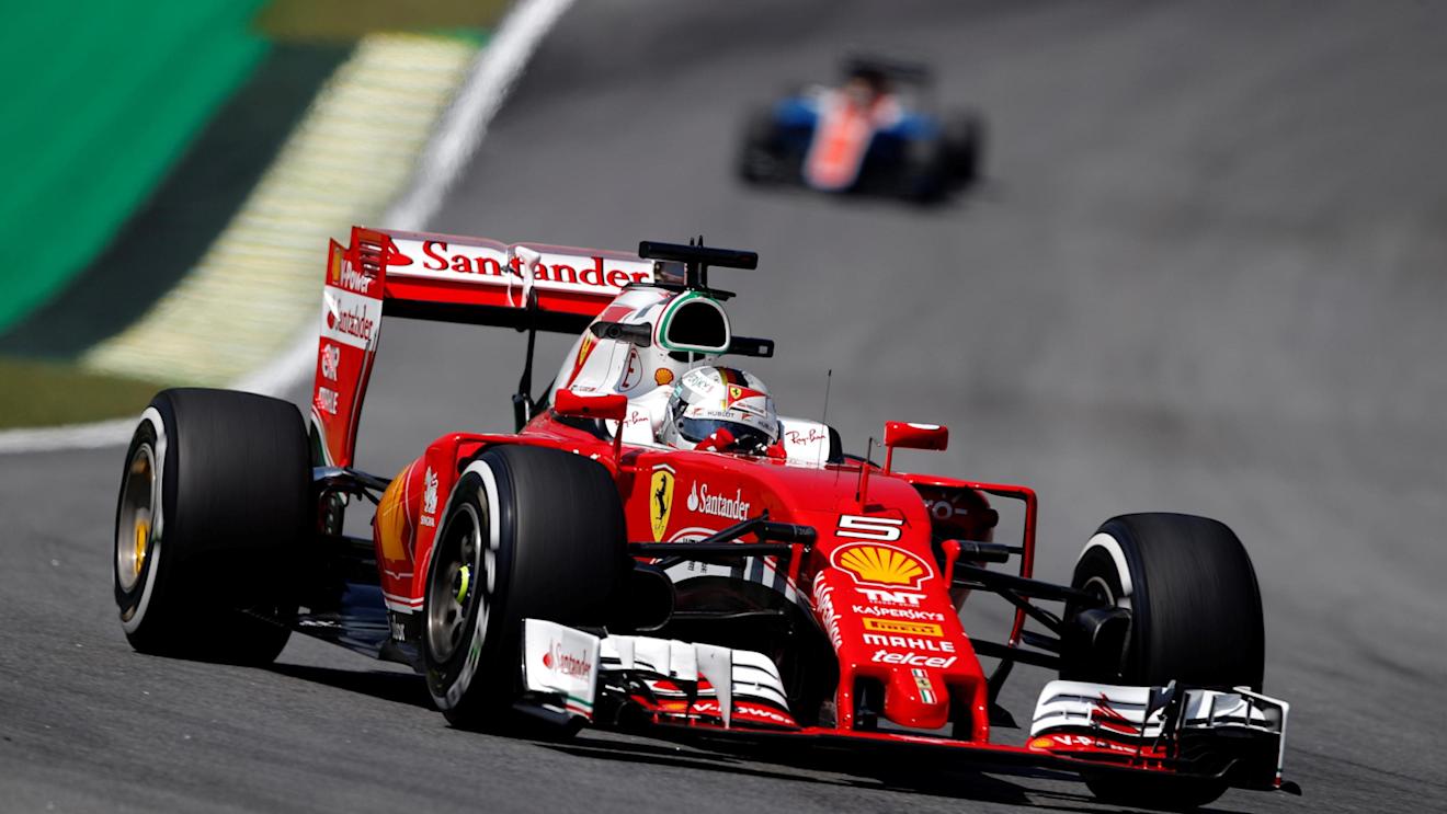 Sebastian Vettel (GER) Ferrari SF16-H at Formula One World Championship, Rd20, Brazilian Grand Prix, Practice, Interlagos, Sao Paulo, Brazil, Friday 11 November 2016. © Sutton Images