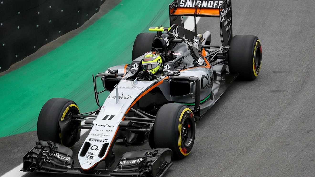 Sergio Perez (MEX) Force India VJM09 at Formula One World Championship, Rd20, Brazilian Grand Prix, Qualifying, Interlagos, Sao Paulo, Brazil, Saturday 12 November 2016. © Sutton Images
