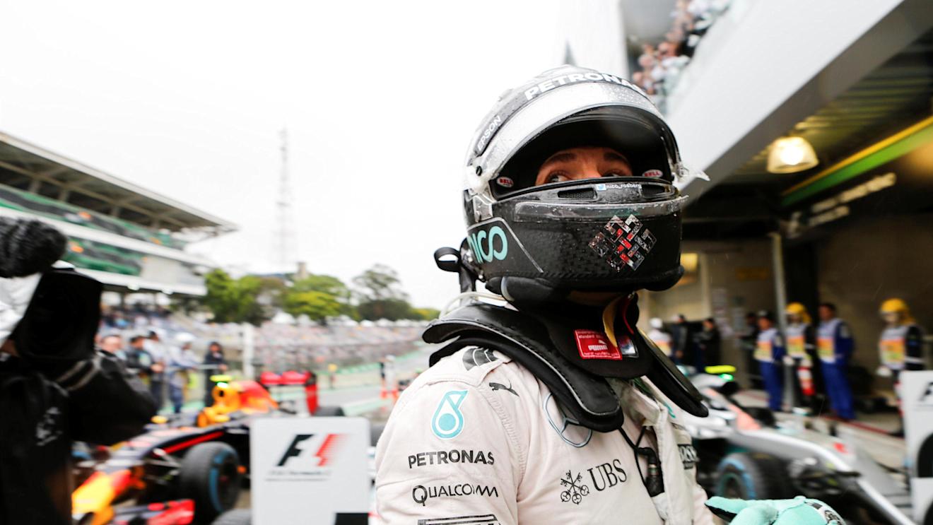 Nico Rosberg (GER) Mercedes AMG F1 in parc ferme at Formula One World Championship, Rd20, Brazilian Grand Prix, Race, Interlagos, Sao Paulo, Brazil, Sunday 13 November 2016. © Sutton Images
