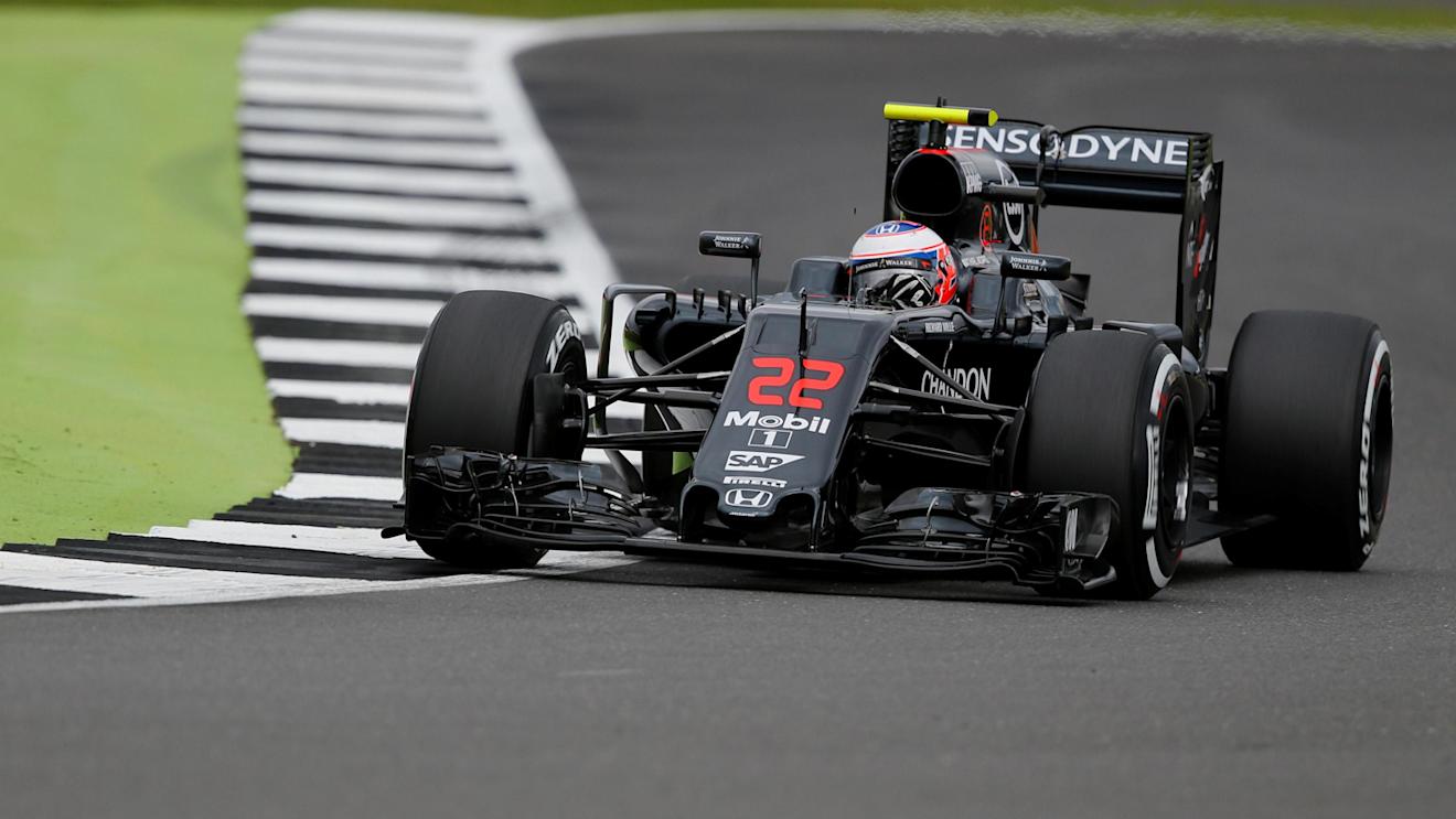 Jenson Button (GBR) McLaren MP4-31 at Formula One World Championship, Rd10, British Grand Prix, Practice, Silverstone, England, Friday 8 July 2016. © Sutton Images