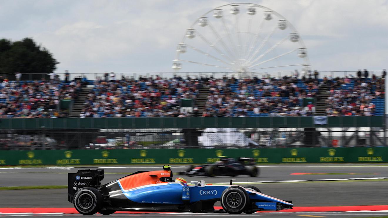 Rio Haryanto (IDN) Manor Racing MRT05 at Formula One World Championship, Rd10, British Grand Prix, Practice, Silverstone, England, Friday 8 July 2016. © Sutton Images