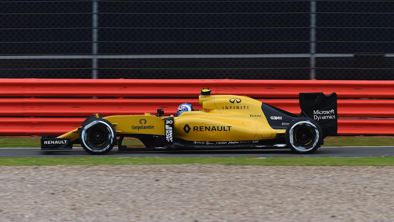 Jolyon Palmer (GBR) Renault Sport F1 Team RS16 at Formula One World Championship, Rd10, British Grand Prix, Practice, Silverstone, England, Friday 8 July 2016. © Sutton Images