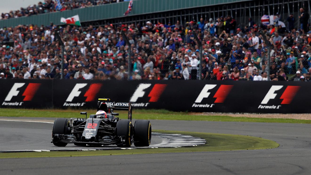 Jenson Button (GBR) McLaren MP4-31 at Formula One World Championship, Rd10, British Grand Prix, Qualifying, Silverstone, England, Saturday 9 July 2016. © Sutton Images