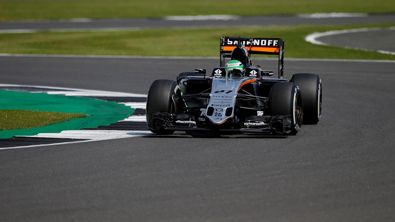 Nico Hulkenberg (GER) Force India VJM09 at Formula One World Championship, Rd10, British Grand Prix, Practice, Silverstone, England, Friday 8 July 2016. © Sutton Images