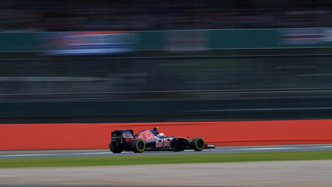Carlos Sainz (ESP) Scuderia Toro Rosso STR11 at Formula One World Championship, Rd10, British Grand Prix, Qualifying, Silverstone, England, Saturday 9 July 2016. © Sutton Images