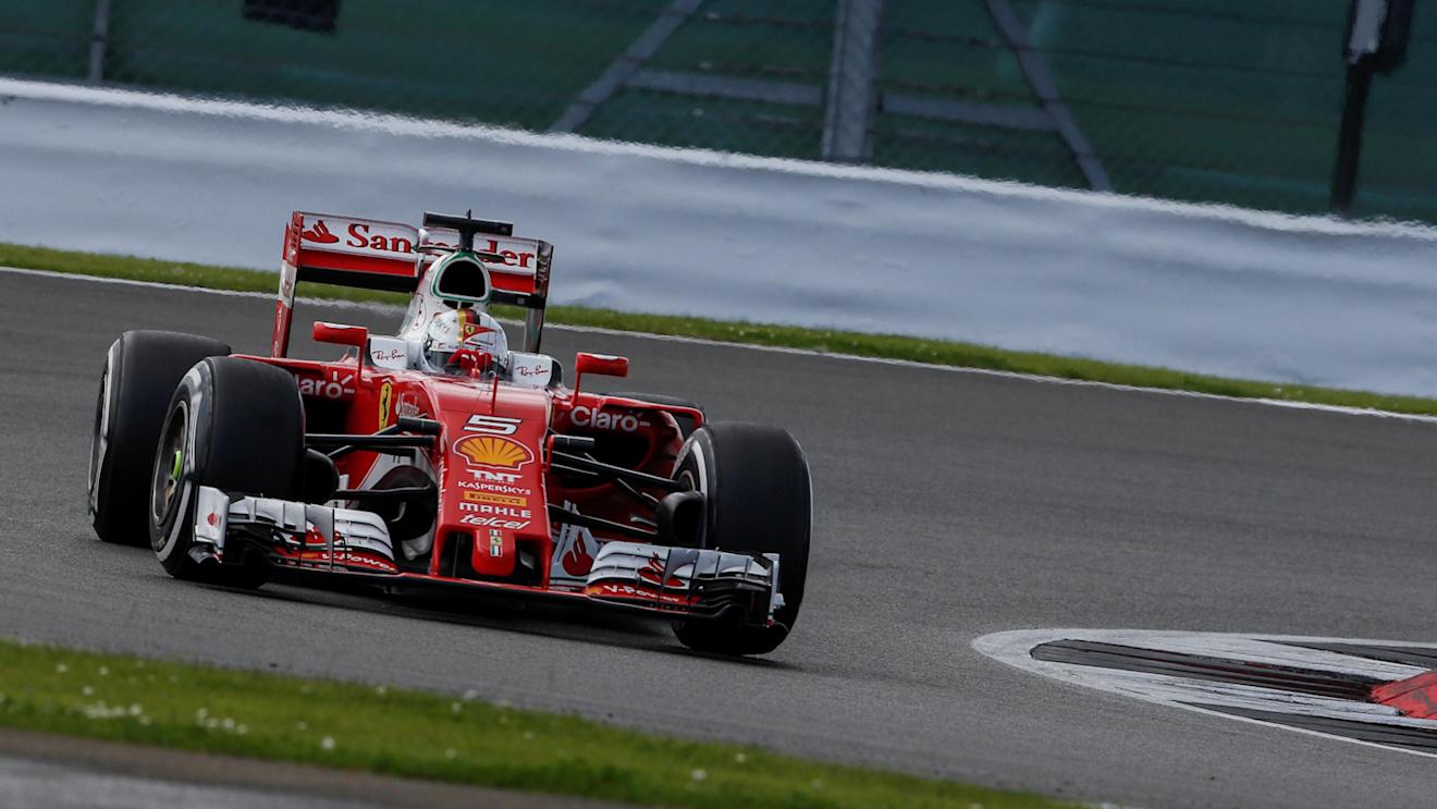 Sebastian Vettel (GER) Ferrari SF16-H at Formula One World Championship, Rd10, British Grand Prix, Race, Silverstone, England, Sunday 10 July 2016. © Sutton Images