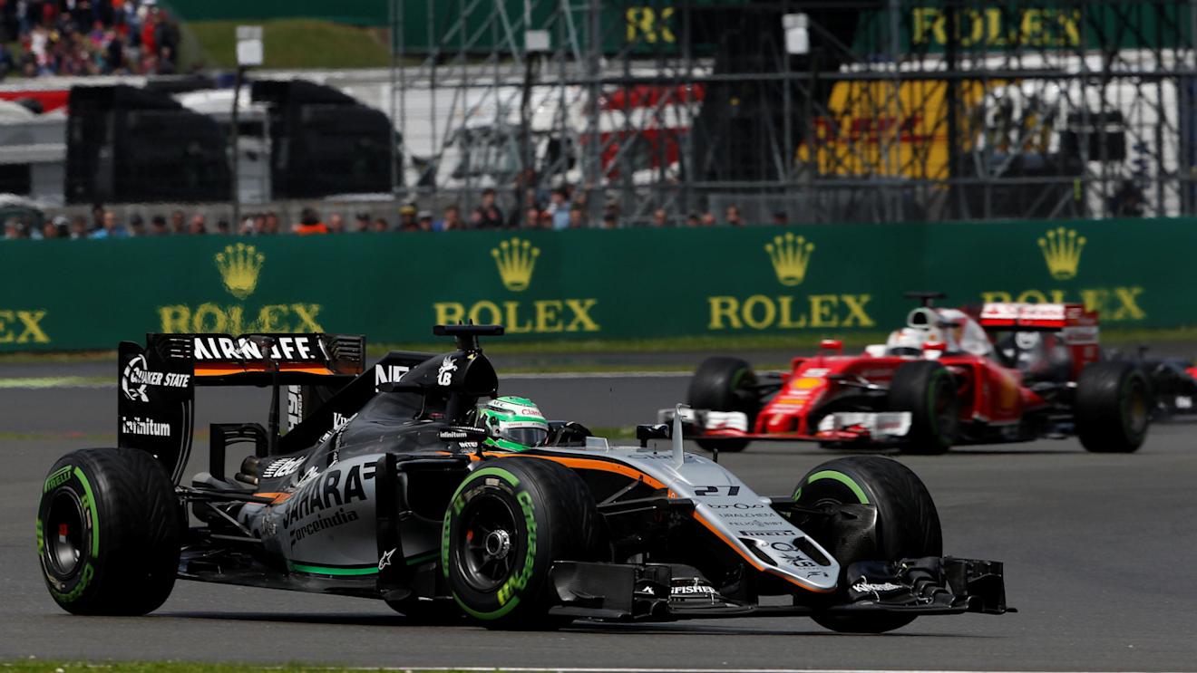 Nico Hulkenberg (GER) Force India VJM09 at Formula One World Championship, Rd10, British Grand Prix, Race, Silverstone, England, Sunday 10 July 2016. © Sutton Images