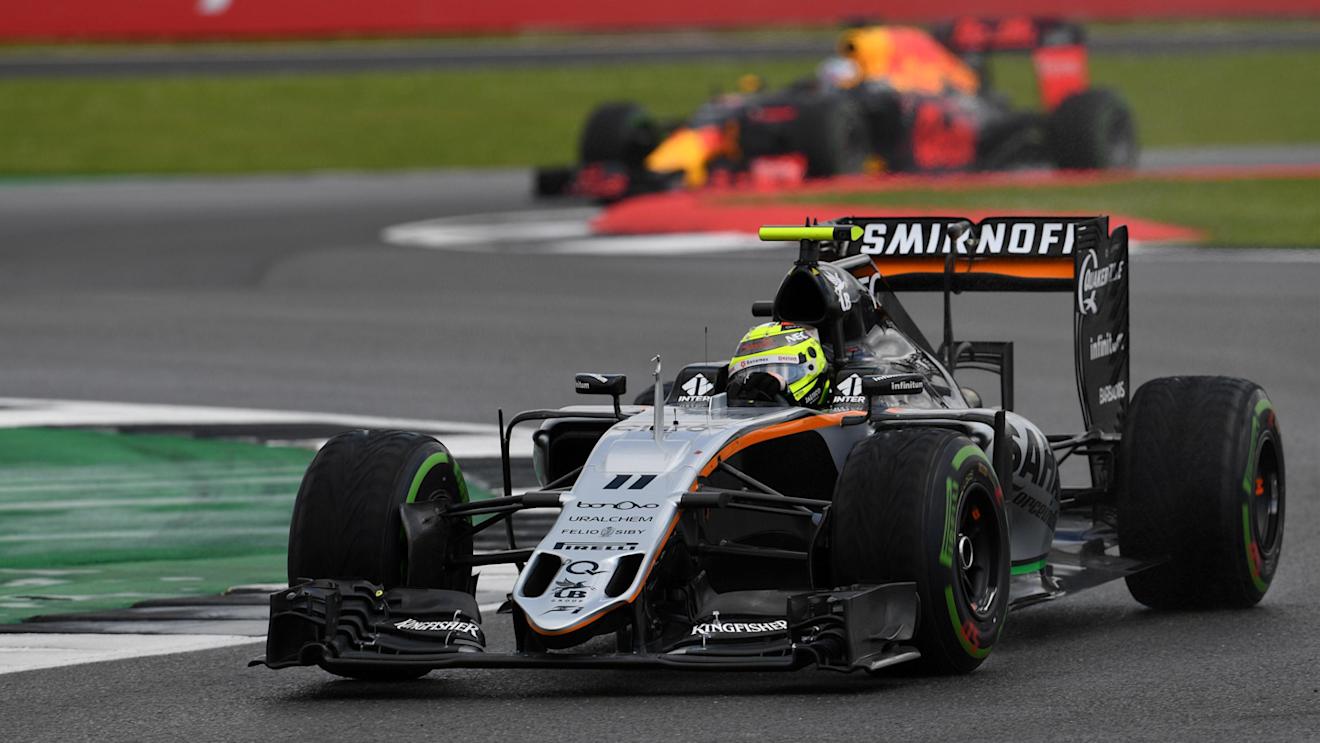 Sergio Perez (MEX) Force India VJM09 at Formula One World Championship, Rd10, British Grand Prix, Race, Silverstone, England, Sunday 10 July 2016. © Sutton Images
