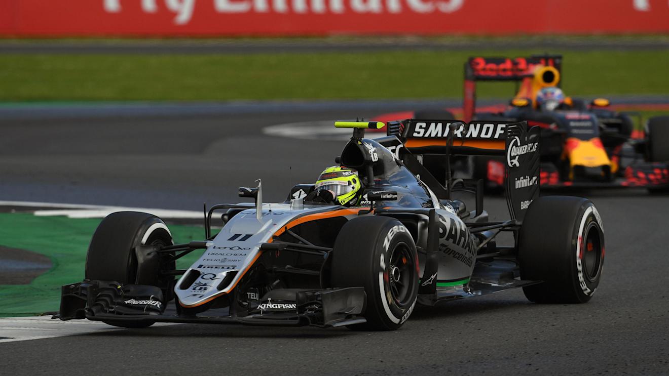 Sergio Perez (MEX) Force India VJM09 at Formula One World Championship, Rd10, British Grand Prix, Race, Silverstone, England, Sunday 10 July 2016. © Sutton Images