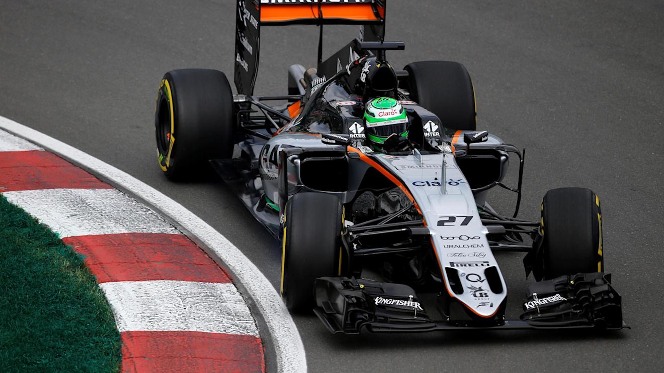 Nico Hulkenberg (GER) Force India VJM09 at Formula One World Championship, Rd7, Canadian Grand Prix, Practice, Montreal, Canada, Friday 10 June 2016. © Sutton Images