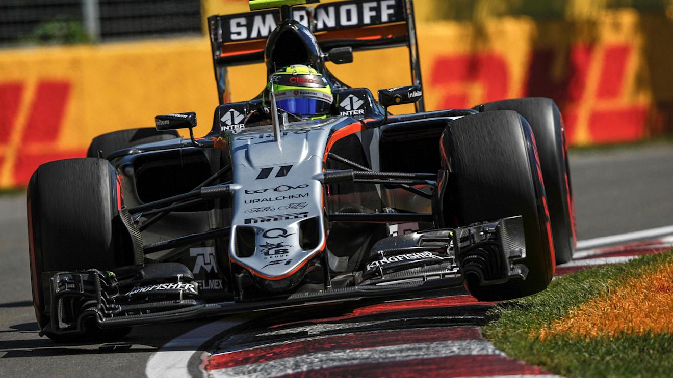 Sergio Perez (MEX) Force India VJM09 at Formula One World Championship, Rd7, Canadian Grand Prix, Practice, Montreal, Canada, Friday 10 June 2016. © Sutton Images