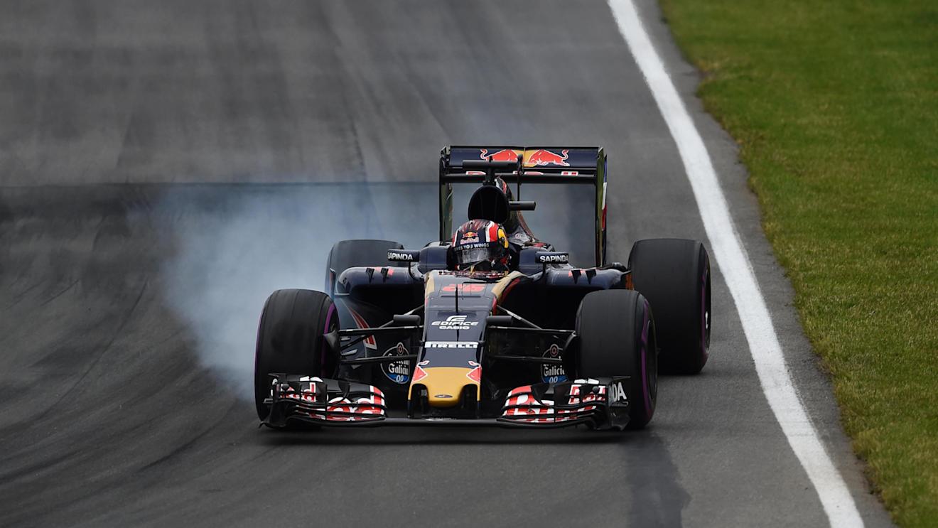 Daniil Kvyat (RUS) Scuderia Toro Rosso STR11 locks up at Formula One World Championship, Rd7, Canadian Grand Prix, Qualifying, Montreal, Canada, Saturday 11 June 2016. © Sutton Images