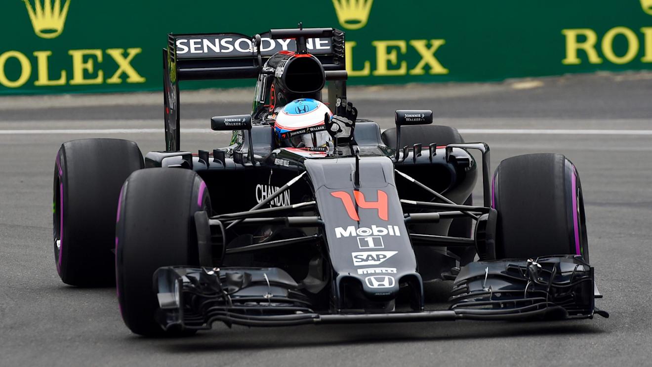 Fernando Alonso (ESP) McLaren MP4-31 waves to the crowd at Formula One World Championship, Rd7, Canadian Grand Prix, Qualifying, Montreal, Canada, Saturday 11 June 2016. © Sutton Images