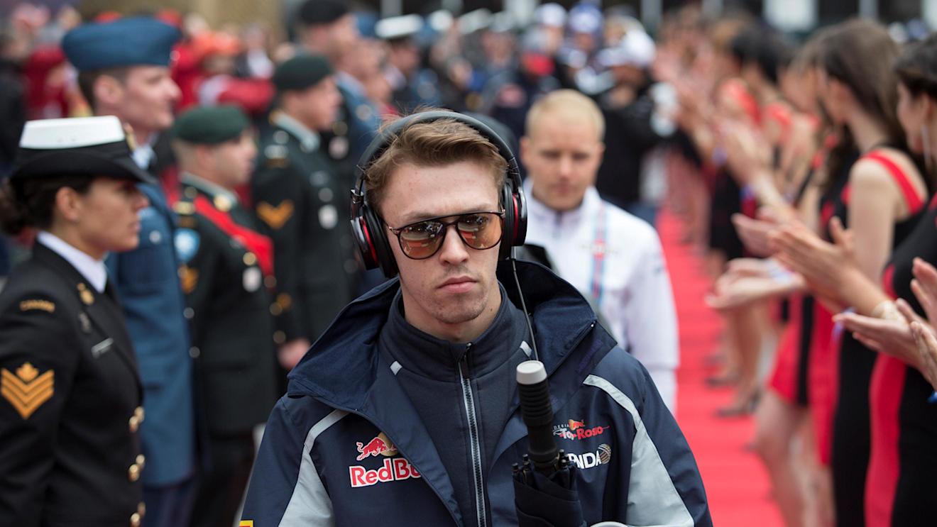 Daniil Kvyat (RUS) Scuderia Toro Rosso on the drivers parade at Formula One World Championship, Rd7, Canadian Grand Prix, Race, Montreal, Canada, Sunday 12 June 2016. © Sutton Images