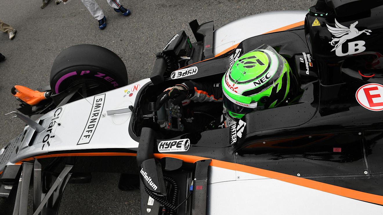 Nico Hulkenberg (GER) Force India VJM09 on the grid at Formula One World Championship, Rd7, Canadian Grand Prix, Race, Montreal, Canada, Sunday 12 June 2016. © Sutton Images
