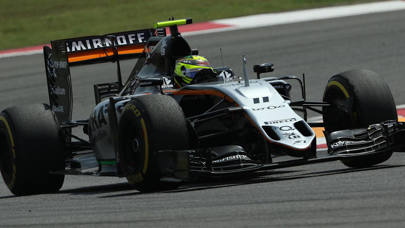 Sergio Perez (MEX) Force India VJM09 at Formula One World Championship, Rd3, Chinese Grand Prix, Practice, Shanghai, China, Friday 15 April 2016. © Sutton Motorsport Images