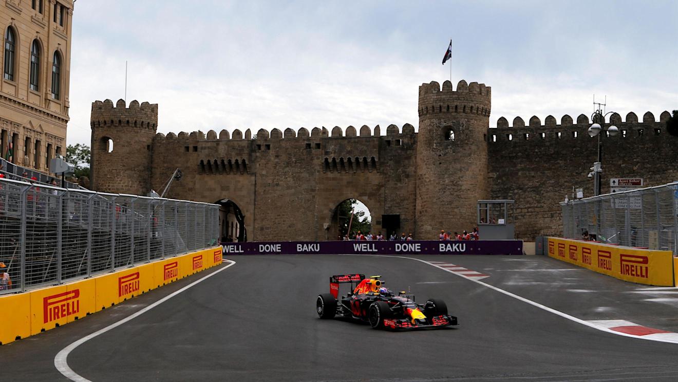 Max Verstappen (NED) Red Bull Racing RB12 at Formula One World Championship, Rd8, European Grand Prix, Practice, Baku City Circuit, Baku, Azerbaijan, Friday 17 June 2016. © Sutton Images