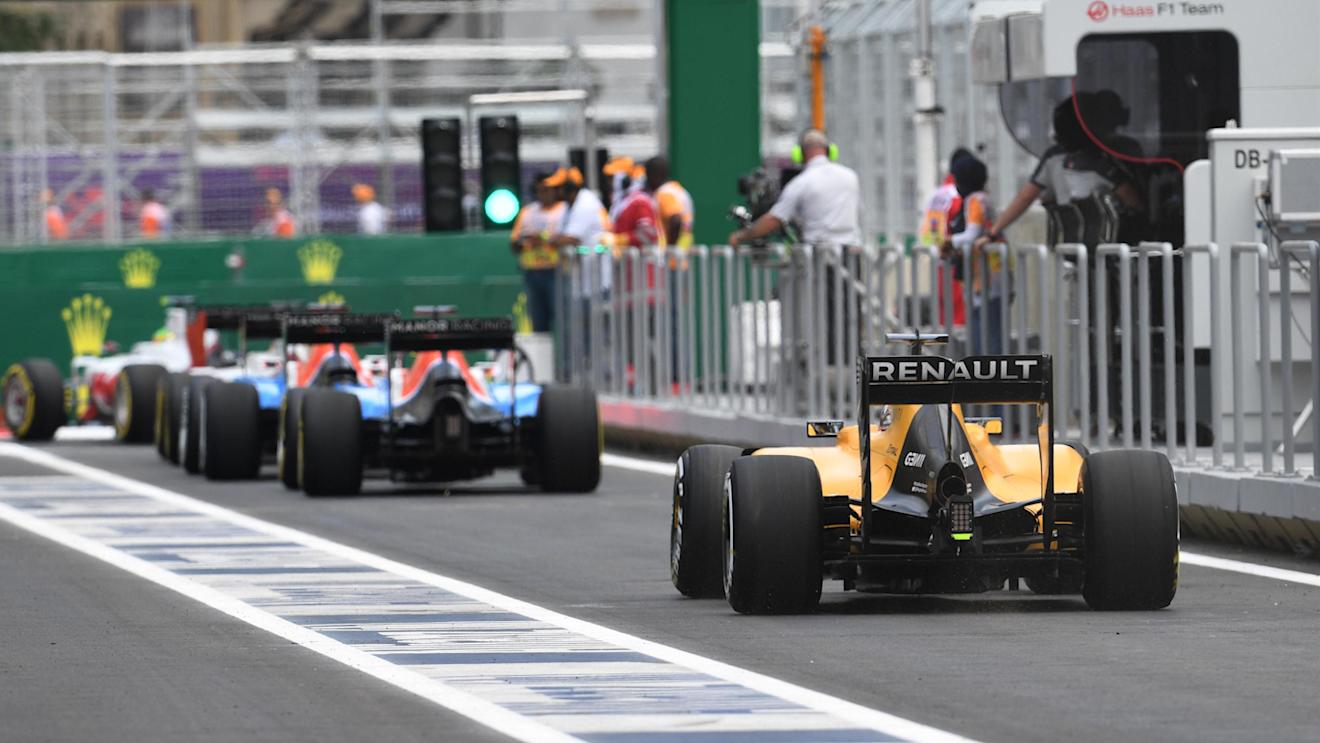 Kevin Magnussen (DEN) Renault Sport F1 Team RS16 at Formula One World Championship, Rd8, European Grand Prix, Practice, Baku City Circuit, Baku, Azerbaijan, Friday 17 June 2016. © Sutton Images