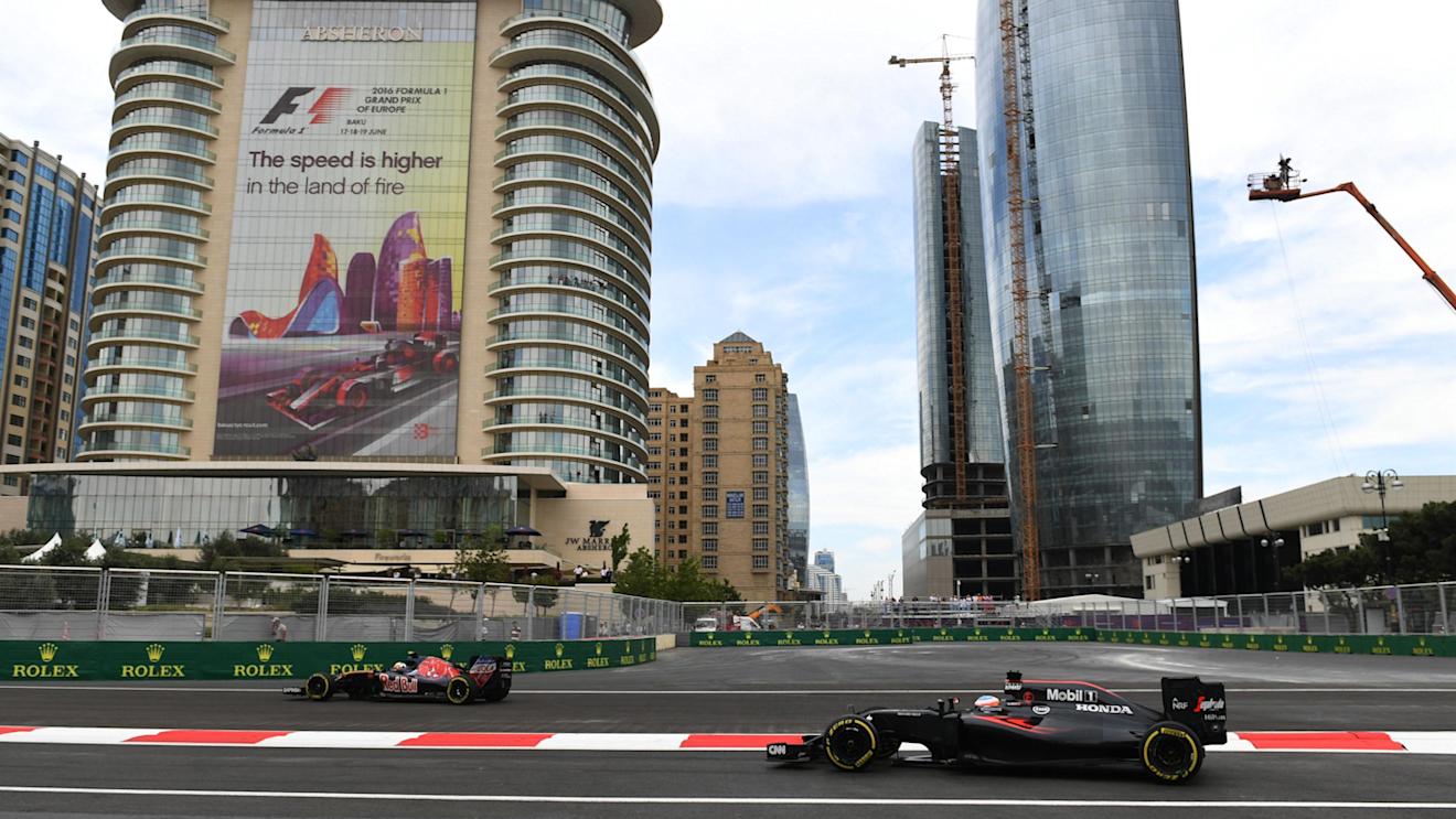 Fernando Alonso (ESP) McLaren MP4-31 at Formula One World Championship, Rd8, European Grand Prix, Practice, Baku City Circuit, Baku, Azerbaijan, Friday 17 June 2016. © Sutton Images