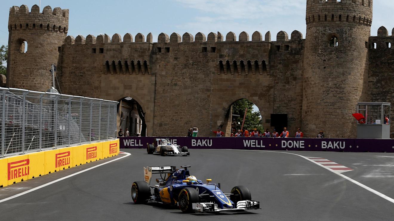 Marcus Ericsson (SWE) Sauber C35 at Formula One World Championship, Rd8, European Grand Prix, Practice, Baku City Circuit, Baku, Azerbaijan, Friday 17 June 2016. © Sutton Images