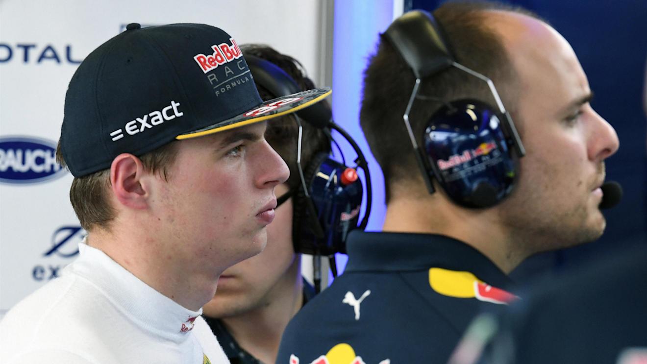 Max Verstappen (NED) Red Bull Racing and Gianpiero Lambiase (ITA) Red Bull Racing Race Engineer at Formula One World Championship, Rd8, European Grand Prix, Practice, Baku City Circuit, Baku, Azerbaijan, Friday 17 June 2016. © Sutton Images