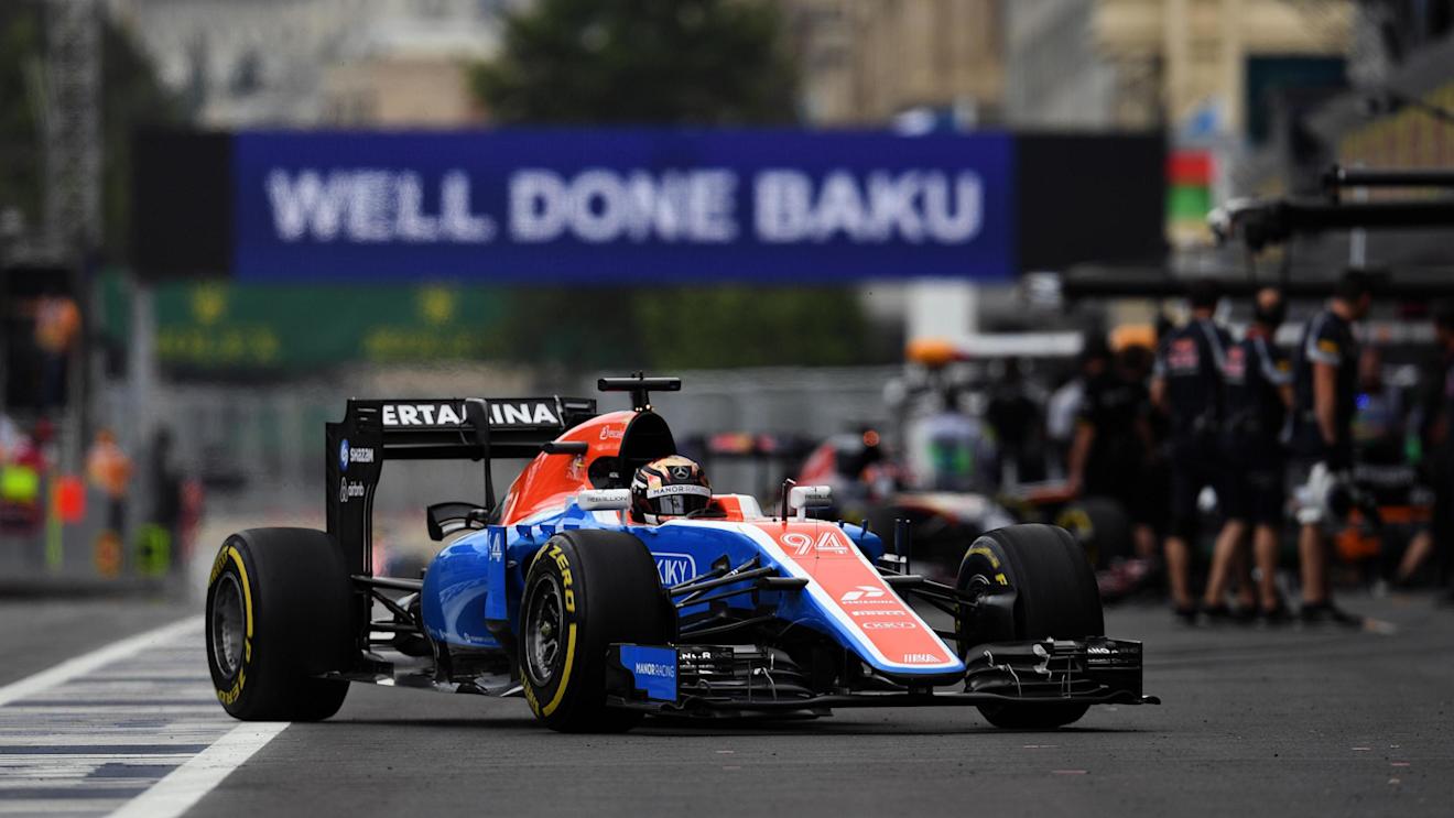 Pascal Wehrlein (GER) Manor Racing MRT05 at Formula One World Championship, Rd8, European Grand Prix, Preparations, Baku City Circuit, Baku, Azerbaijan, Thursday 16 June 2016. © Sutton Images