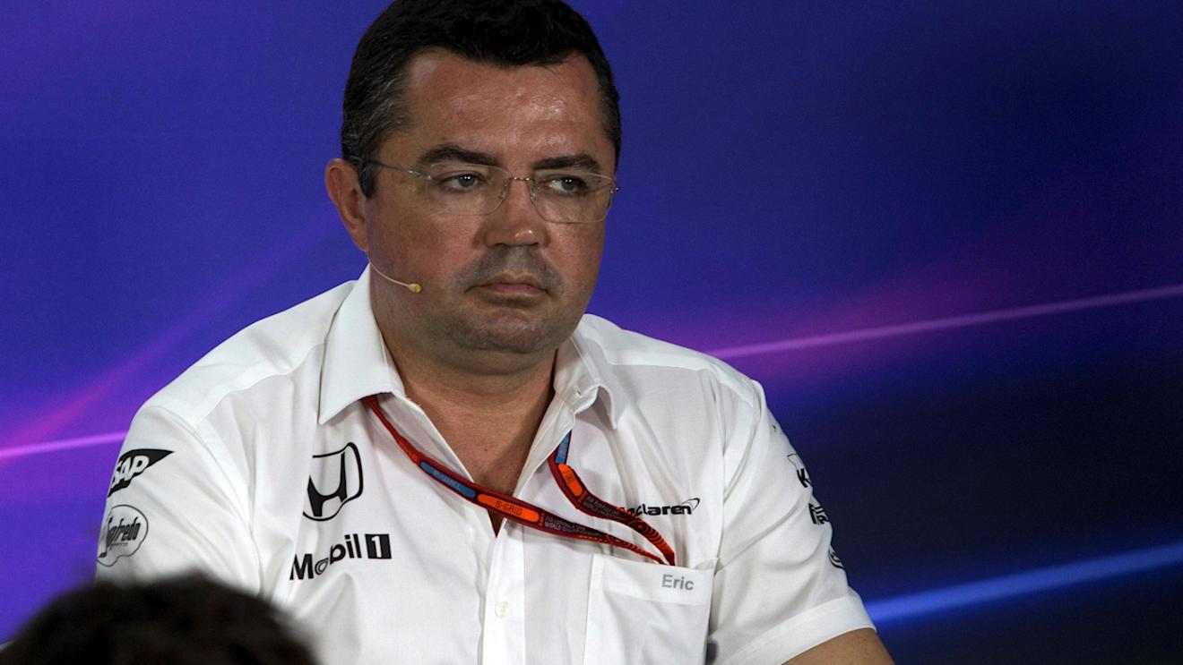 Eric Boullier (FRA) McLaren Racing Director in the Press Conference at Formula One World Championship, Rd8, European Grand Prix, Practice, Baku City Circuit, Baku, Azerbaijan, Friday 17 June 2016. © Sutton Images