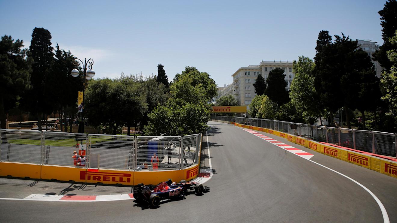 Carlos Sainz jr (ESP) Scuderia Toro Rosso STR11 at Formula One World Championship, Rd8, European Grand Prix, Qualifying, Baku City Circuit, Baku, Azerbaijan, Saturday 18 June 2016. © Sutton Images