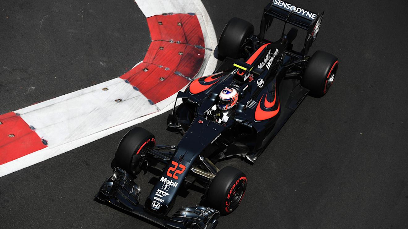 Jenson Button (GBR) McLaren MP4-31 at Formula One World Championship, Rd8, European Grand Prix, Qualifying, Baku City Circuit, Baku, Azerbaijan, Saturday 18 June 2016. © Sutton Images