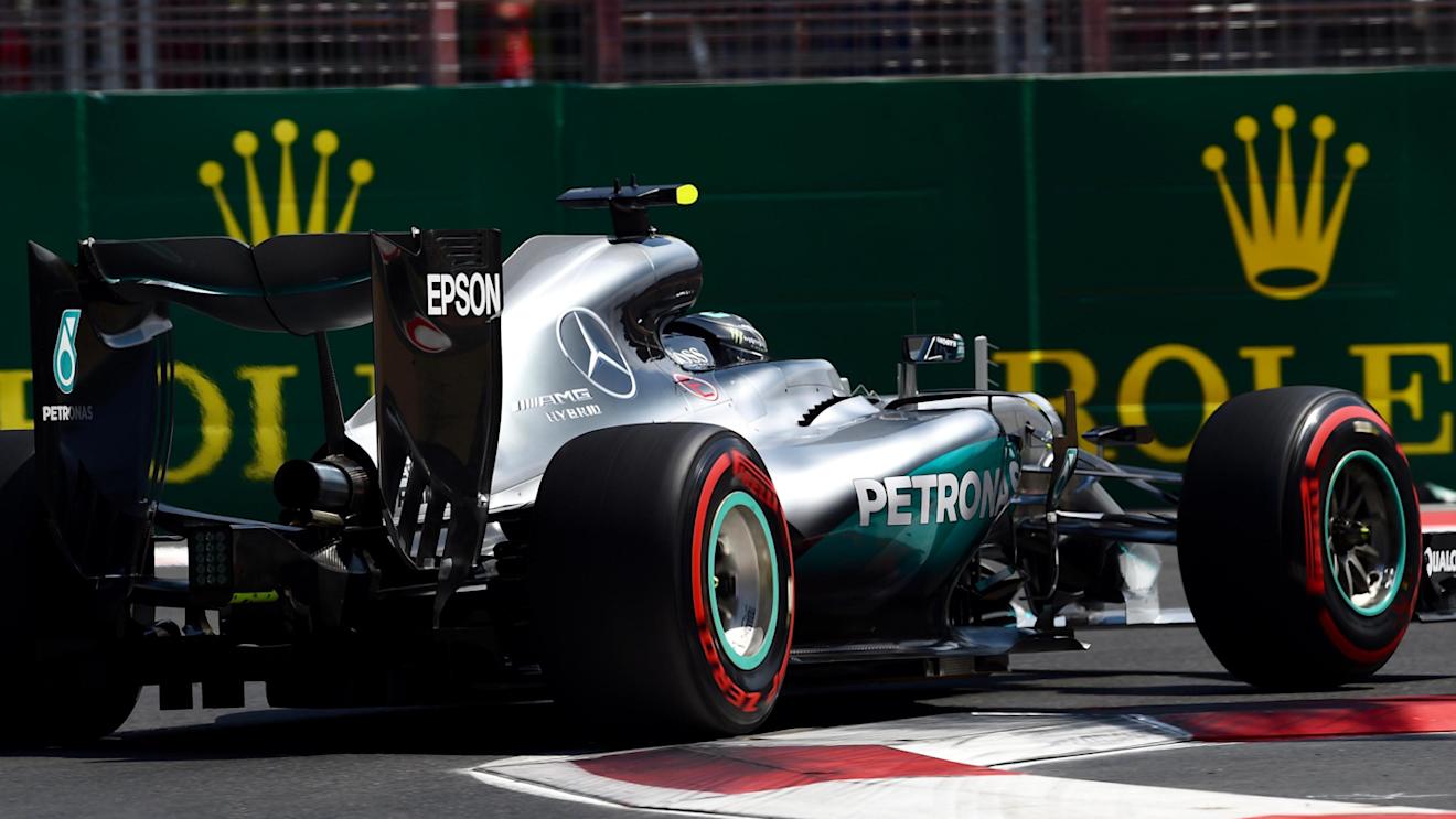 Nico Rosberg (GER) Mercedes-Benz F1 W07 Hybrid at Formula One World Championship, Rd8, European Grand Prix, Qualifying, Baku City Circuit, Baku, Azerbaijan, Saturday 18 June 2016. © Sutton Images