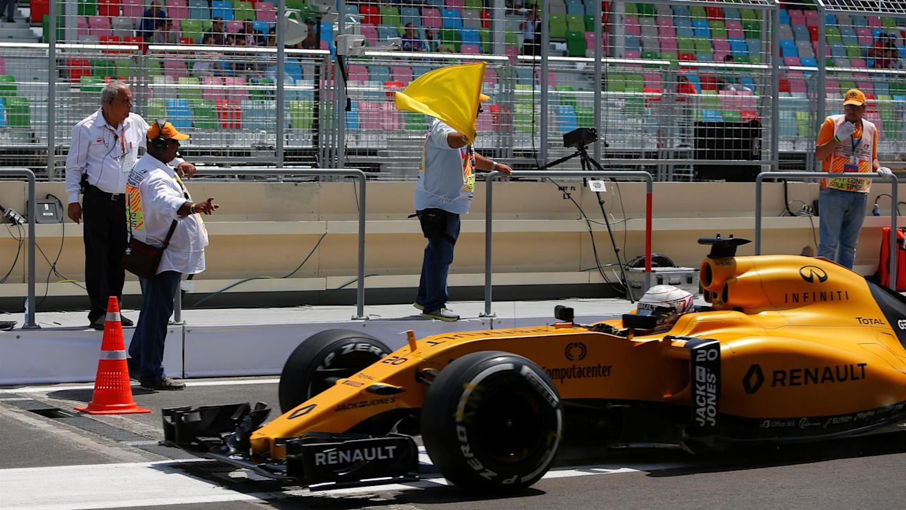 Kevin Magnussen (DEN) Renault Sport F1 Team RS16 at Formula One World Championship, Rd8, European Grand Prix, Qualifying, Baku City Circuit, Baku, Azerbaijan, Saturday 18 June 2016. © Sutton Images