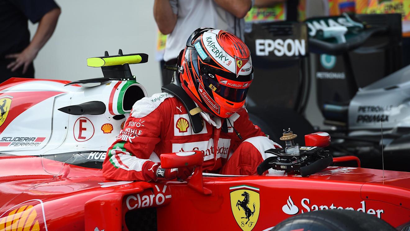 Kimi Raikkonen (FIN) Ferrari SF16-H in parc ferme at Formula One World Championship, Rd8, European Grand Prix, Qualifying, Baku City Circuit, Baku, Azerbaijan, Saturday 18 June 2016. © Sutton Images