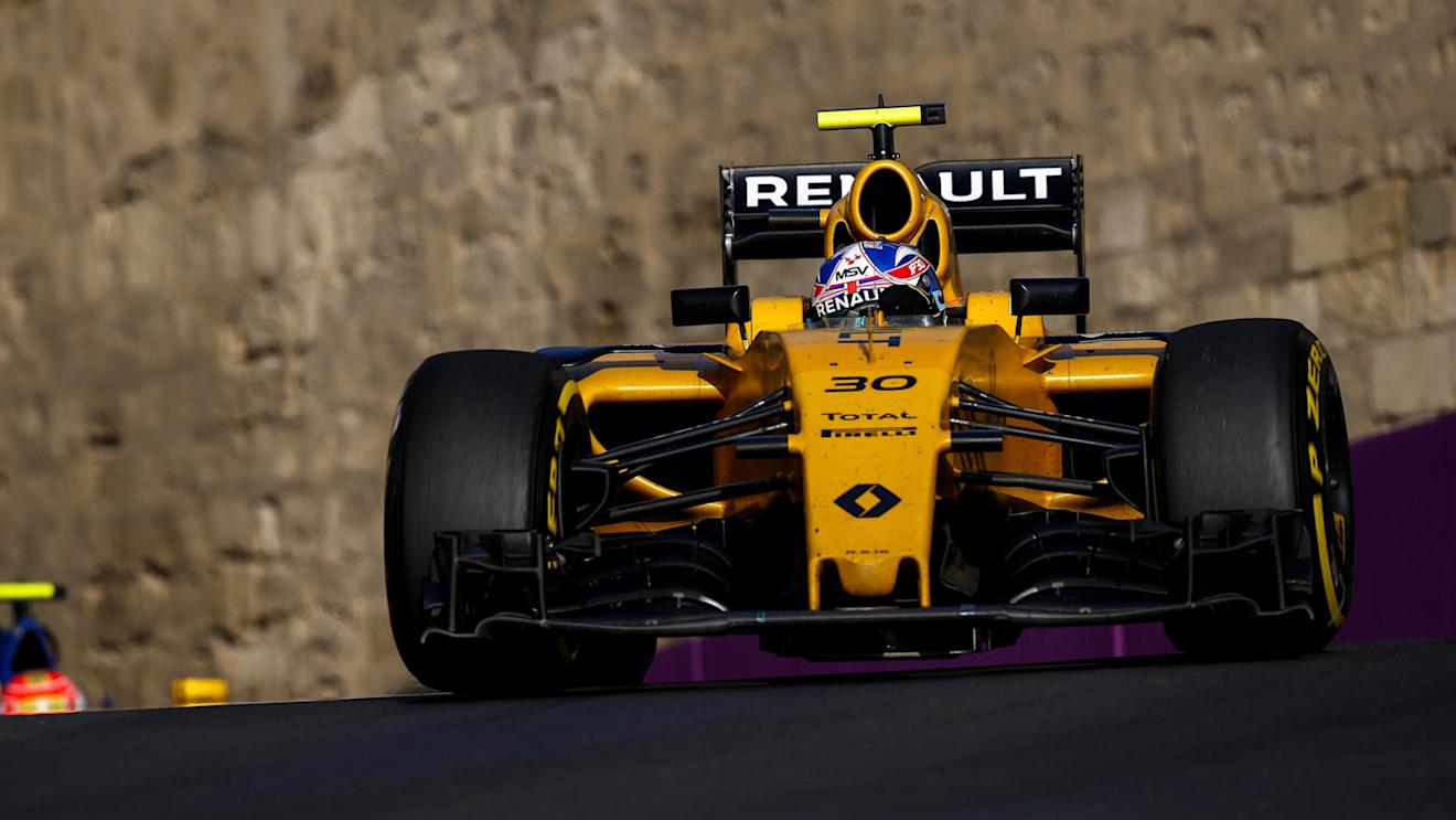 Jolyon Palmer (GBR) Renault Sport F1 Team RS16 at Formula One World Championship, Rd8, European Grand Prix, Race, Baku City Circuit, Baku, Azerbaijan, Sunday 19 June 2016. © Sutton Images