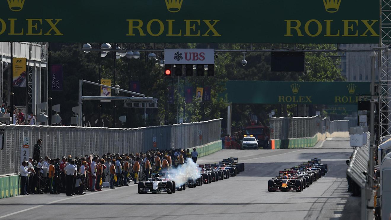 Grid at Formula One World Championship, Rd8, European Grand Prix, Race, Baku City Circuit, Baku, Azerbaijan, Sunday 19 June 2016. © Sutton Images