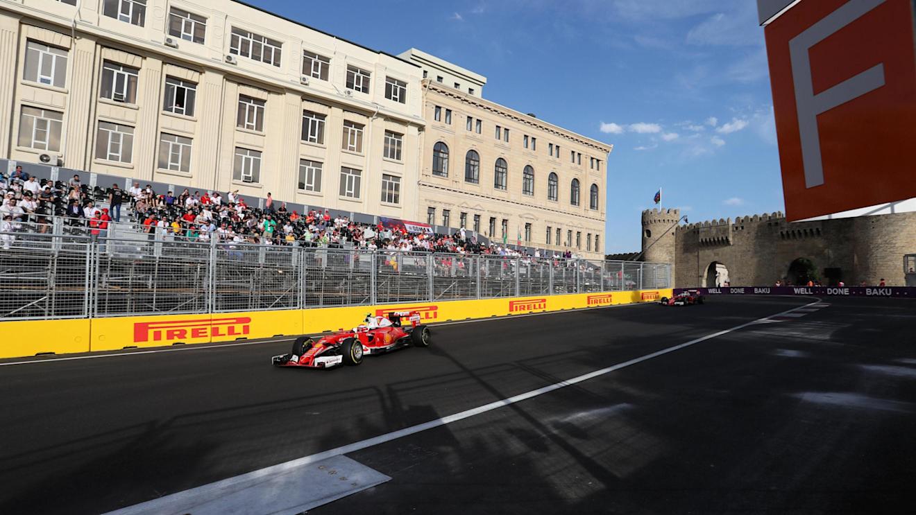 Kimi Raikkonen (FIN) Ferrari SF16-H at Formula One World Championship, Rd8, European Grand Prix, Race, Baku City Circuit, Baku, Azerbaijan, Sunday 19 June 2016. © Sutton Images